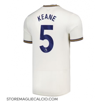 Everton Michael Keane #5 Maglia Gara Terza Repliche 2024-25 Maniche Corte